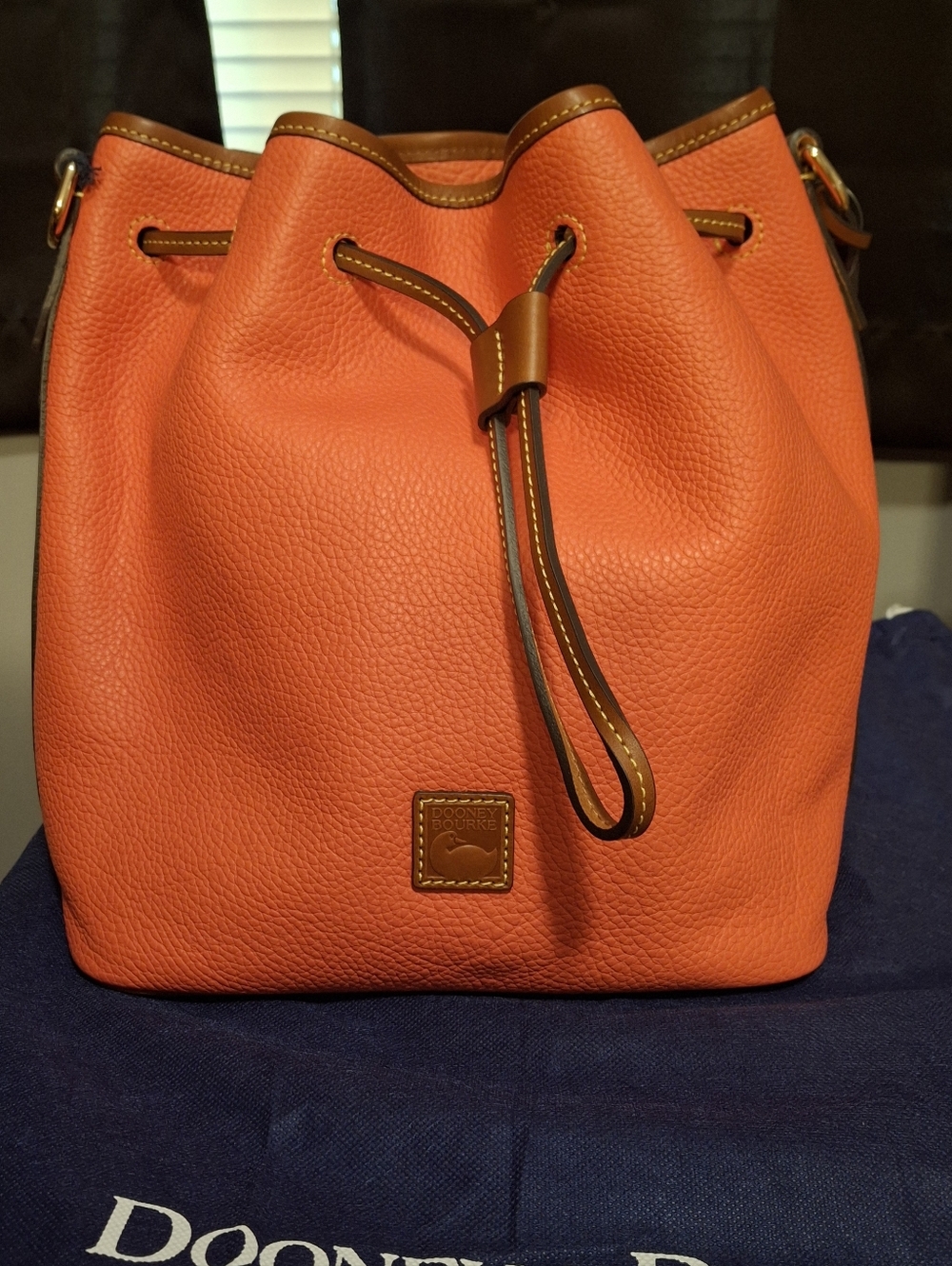 Dooney & Bourke Pebble Grain Drawsring Bag NWT